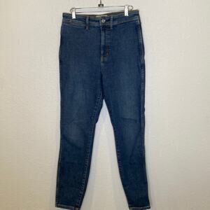 Everlane Way High Skinny Denim Jeans Organic Cotton EUC Sz 30R Stretch Women’s